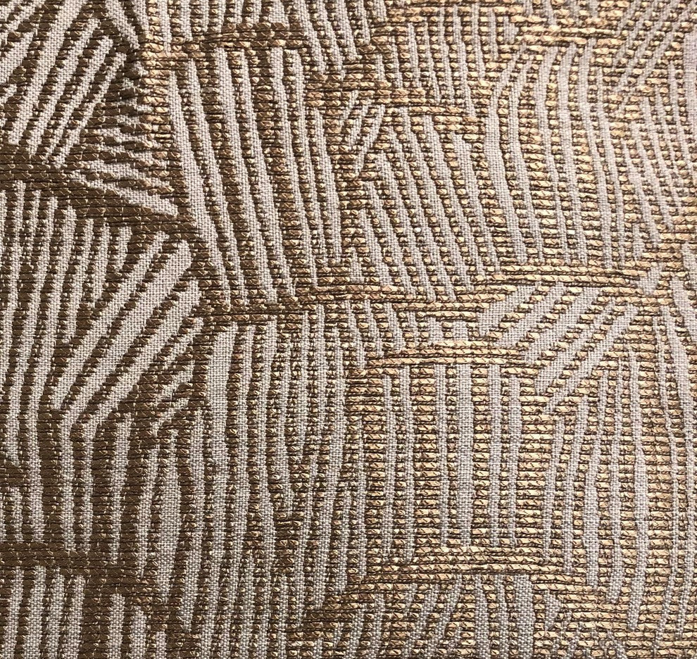 Metallic Bronze  Luxury Throw Pillow, 26"x26"