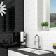 Crown Heights Ceramic Wall Tile, Glossy White