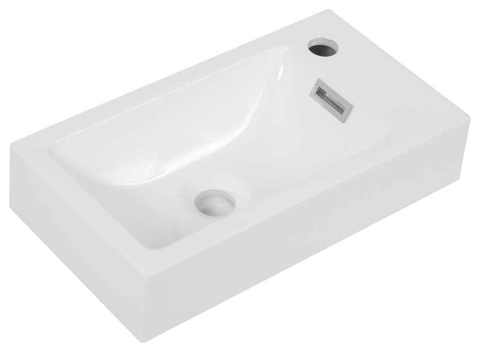 18" Solid Surface Resin Streamline K-1207-18R Vanity Top