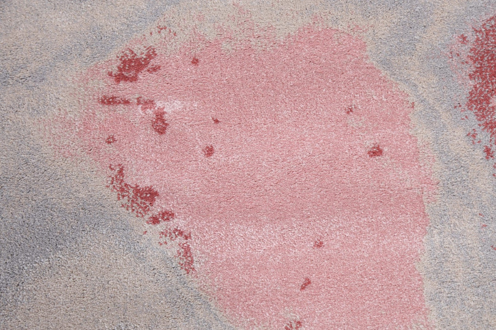 Turkish Abstract Oriental Transitional Rug Contemporary Carpet 10x10