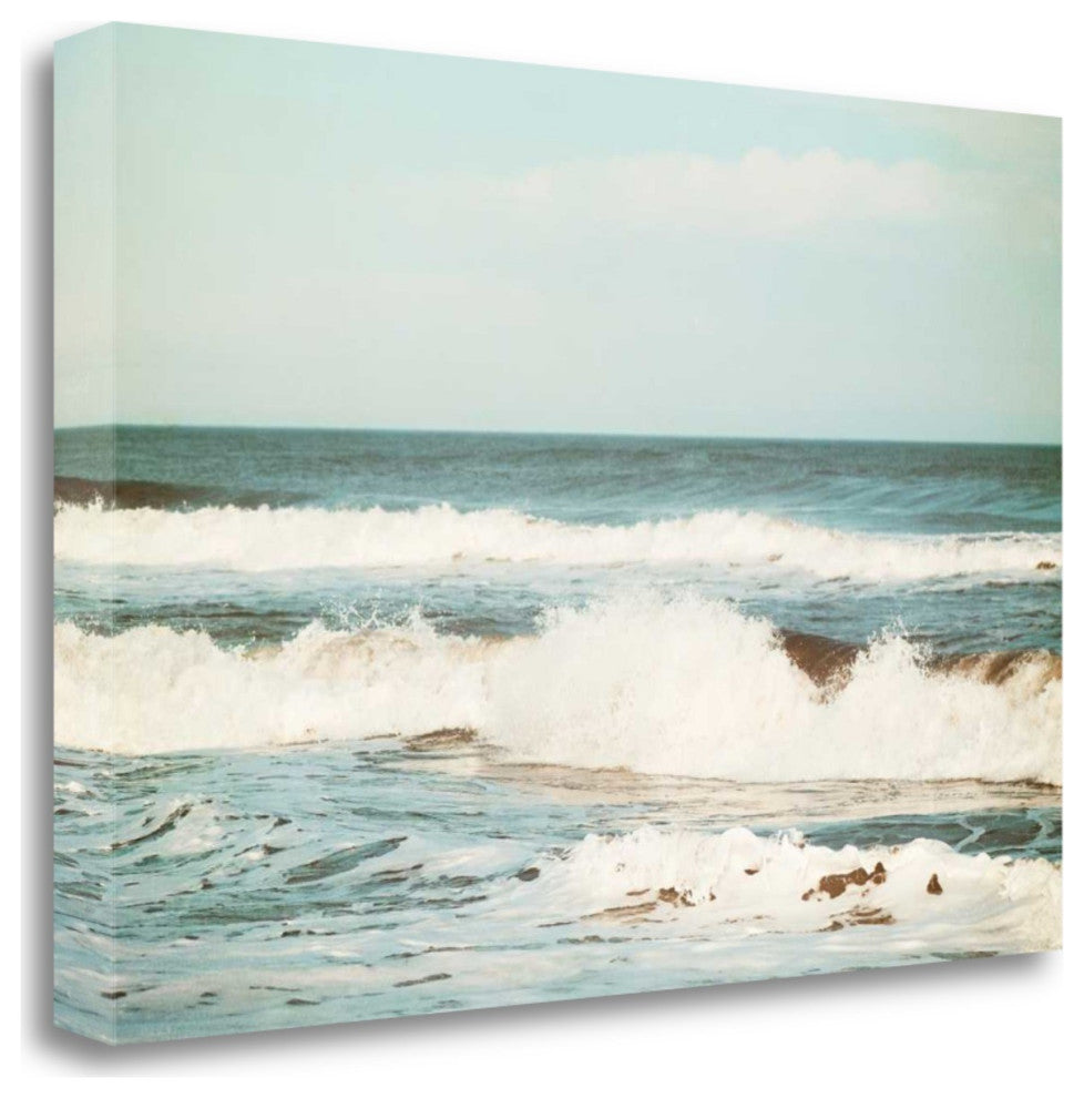 Crashing Ocean Waves 2 Giclee Wrap Canvas Wall Art
