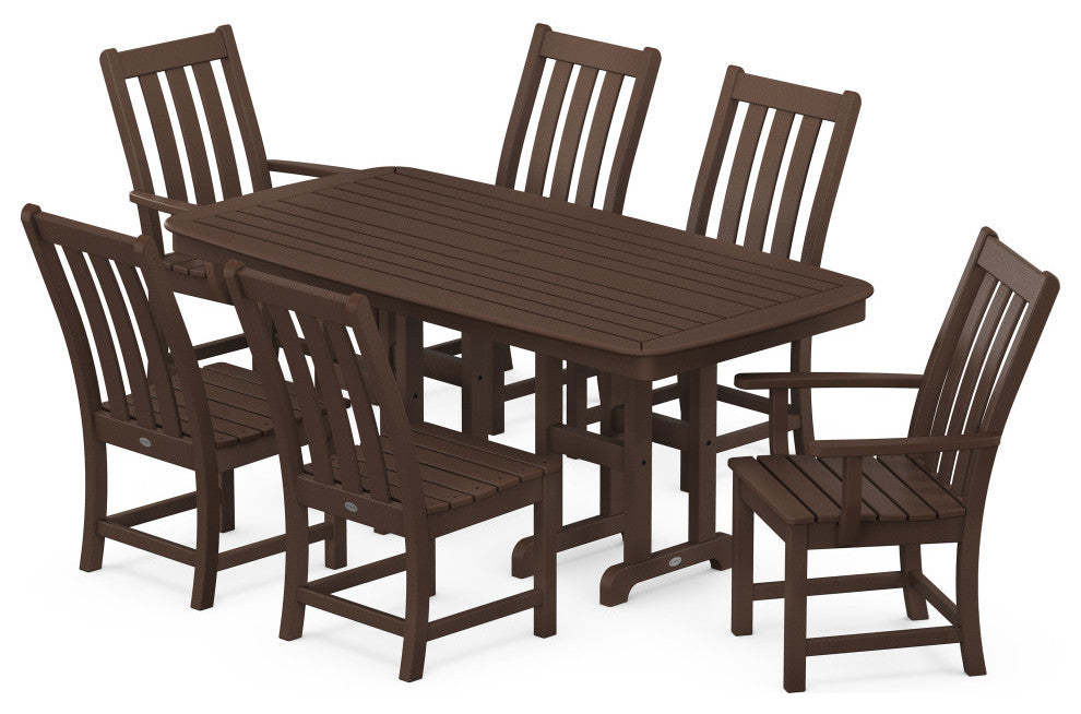 Vineyard 7-Piece Dining Set, Mahogany