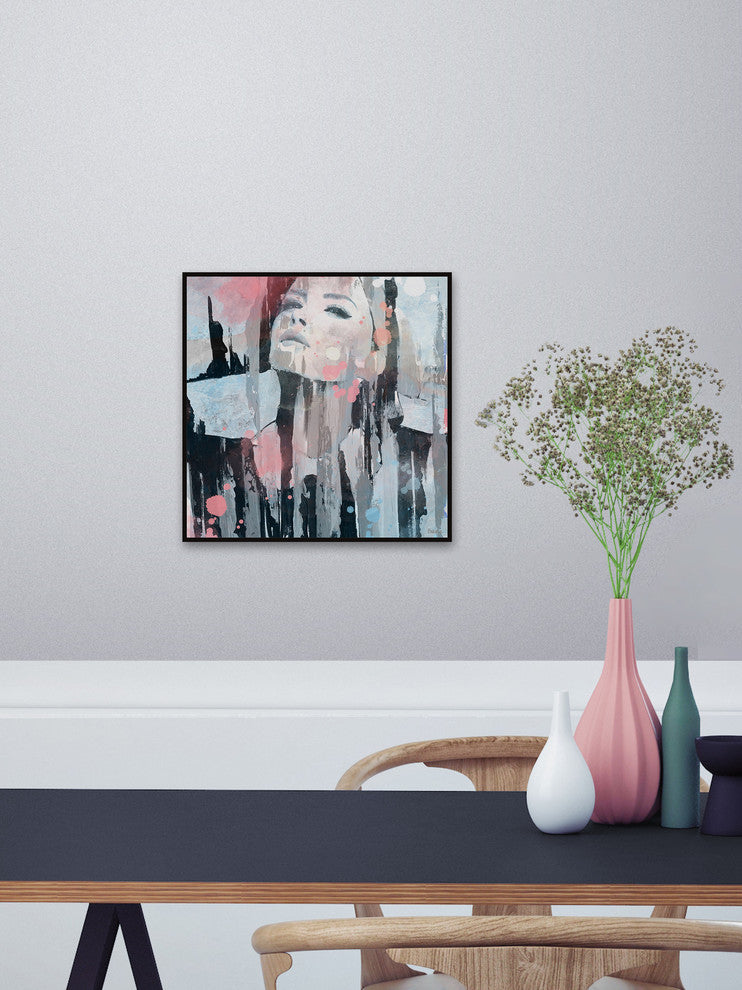 "You Are Gorgeous" Floater Framed Painting Print on Canvas, 32"x32"