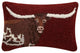 Longhorn Hook Pillow