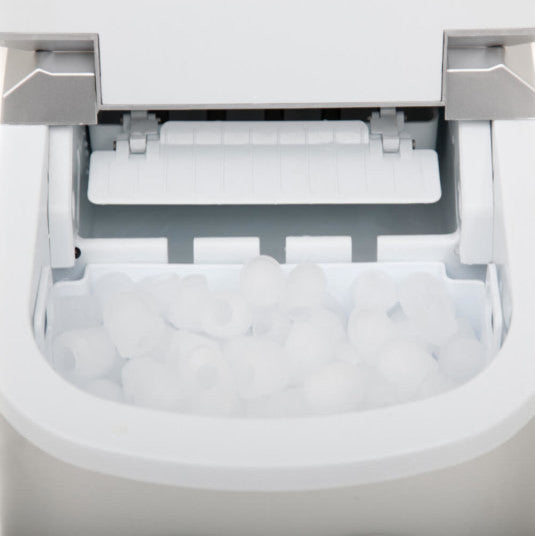 Whynter Compact Portable Ice Maker 27 Lb Capacity - Metallic Silver
