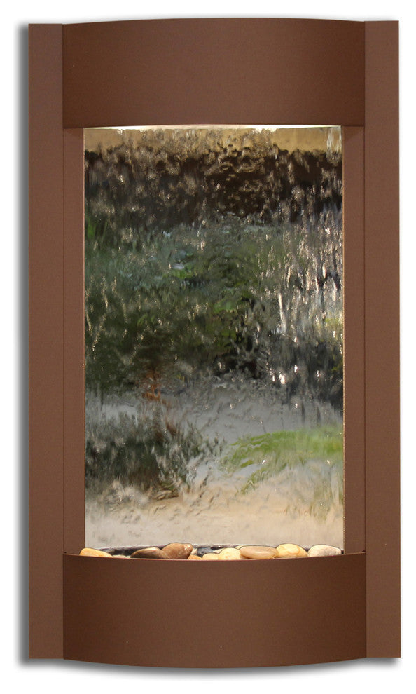 Serene Waters by Adagio Water Features, Silver Mirror, Woodland Brown