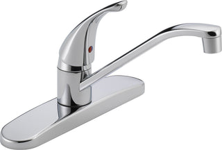 Delta Core Single Handle Kitchen Faucet, Chrome, P110LF