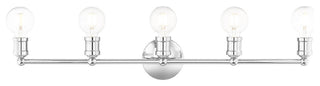 Livex Lighting Lansdale 5 Light Polished Chrome ADA Large Vanity Sconce