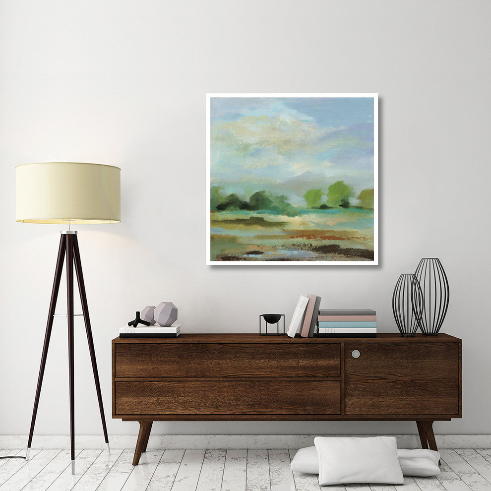 "Unexpected Clouds II" Digital Paper Print by Silvia Vassileva, 42"x42"