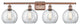 Innovations Lighting 516-4W-AC-G122-8-LED 4 Light 36" Bath Vanity Light