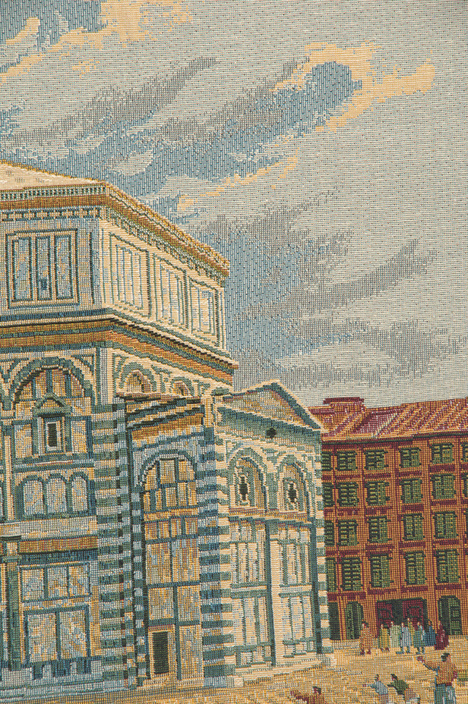 Duomo E Battistero Firenze, Wall Tapestry, 16"x25"