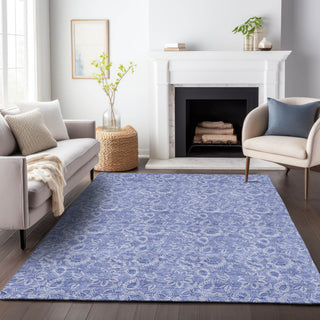 Premium Machine Washable Mayfield AMF662 Denim 3' x 5' Rug