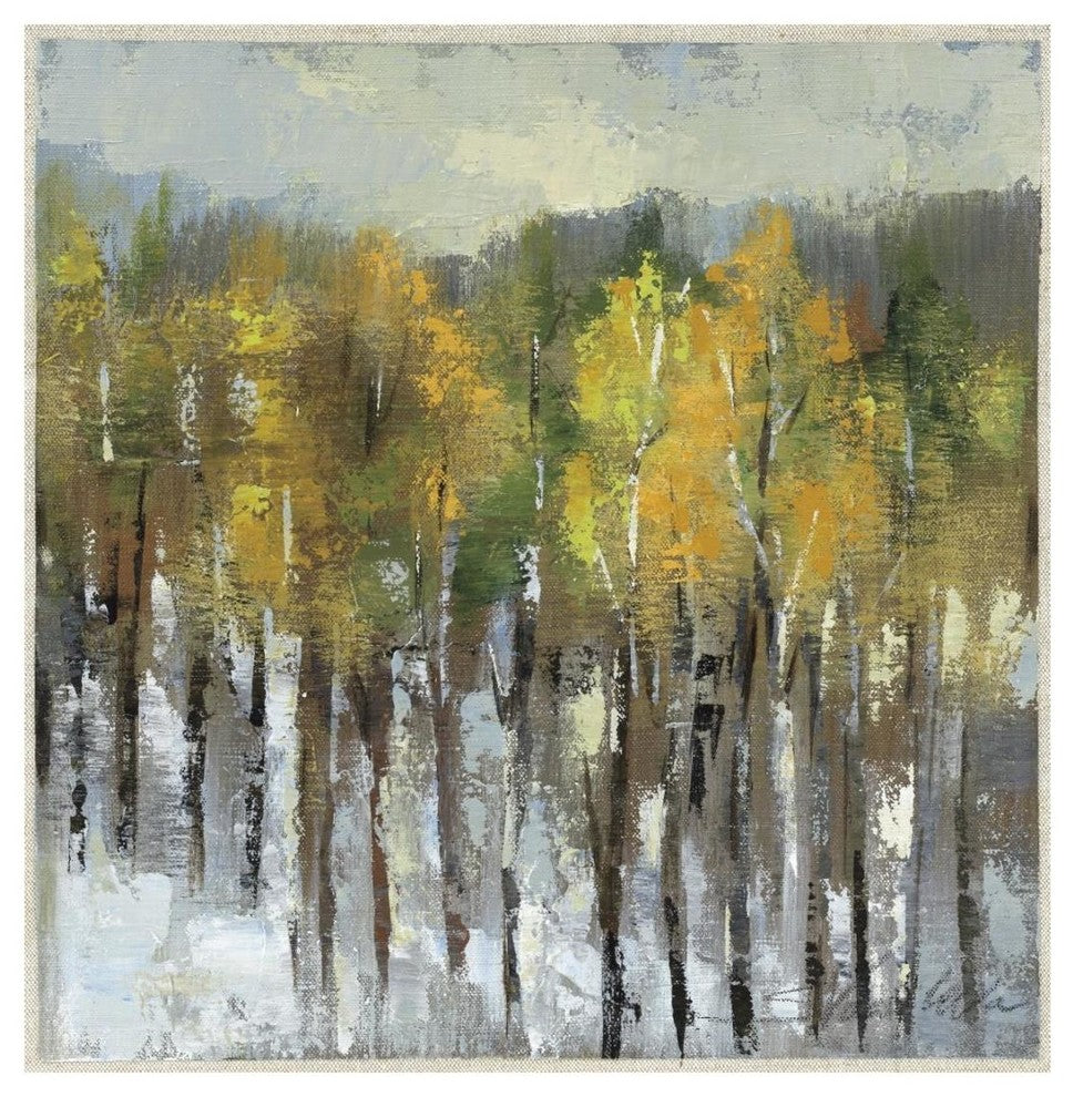 "January Landscape" Digital Paper Print by Silvia Vassileva, 20"x20"
