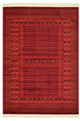 Unique Loom Red Roosevelt Tekke 4' 0 x 6' 0 Area Rug