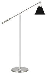 Generation Lighting, CT1121MBKPN1, Cone Floor Lamp, Midnight Black