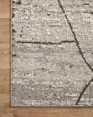 Loloi II Fabian Grey/Charcoal 18"x18" Sample Rug