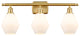 Innovations 516-3W-SG-G651-6 3-Light Bath Vanity Light, Satin Gold