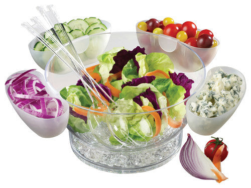 Orbit Bowl with 2 Salad Servers
