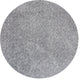 KAS Bliss 1585 Grey Heather Shag Area Rug, 6' Round