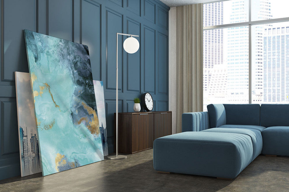 "Gold Under the Sea II" Fine Art Giant Canvas Print, 54"x84"