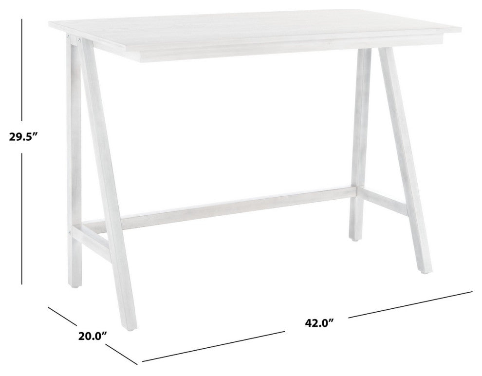 Safavieh Redding Desk, White Washed