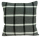 20" X 7" X 20" Transitional Gray Pillow Cover With Down Insert