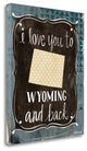 "Wyoming And Back" By Katie Doucette, Giclee Print on Gallery Wrap Canvas