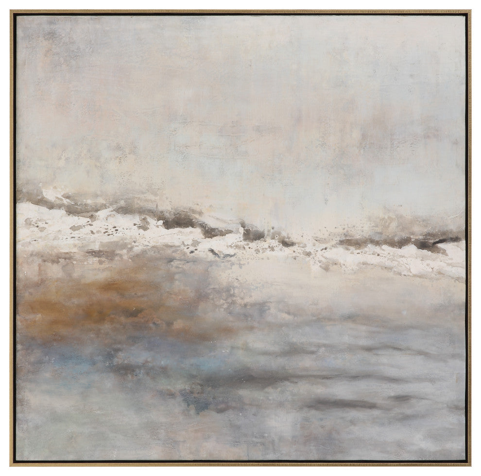 Uttermost Storm Clouds Abstract Hand Painted Art