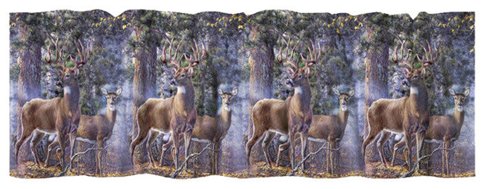 Deer Time Window Valance