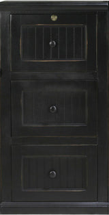 Eagle Furniture Coastal 3-Drawer File Cabinet, Cupola Yellow