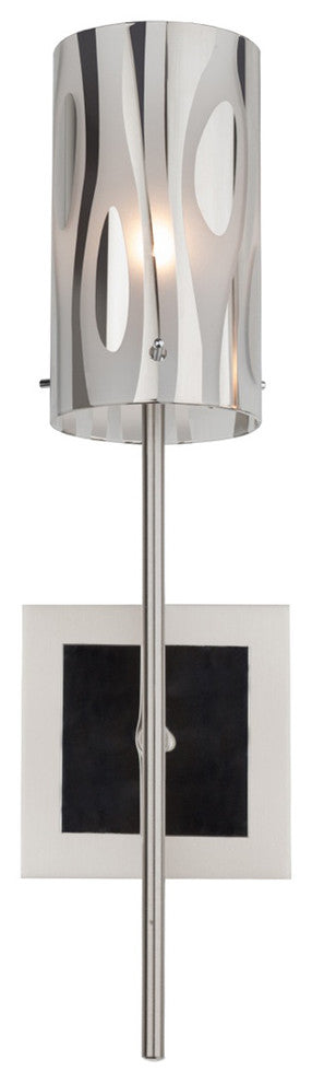 Chroman Empire 1-Light Wall Bracket, Chrome