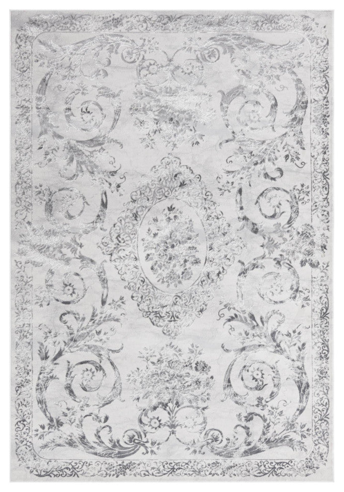 Unique Loom Diana Finsbury Rug, Gray, 2'x3'1"