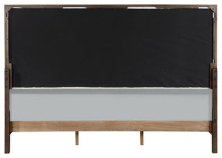 ACME Carena Wooden Bed in Light Gray and White and Brown