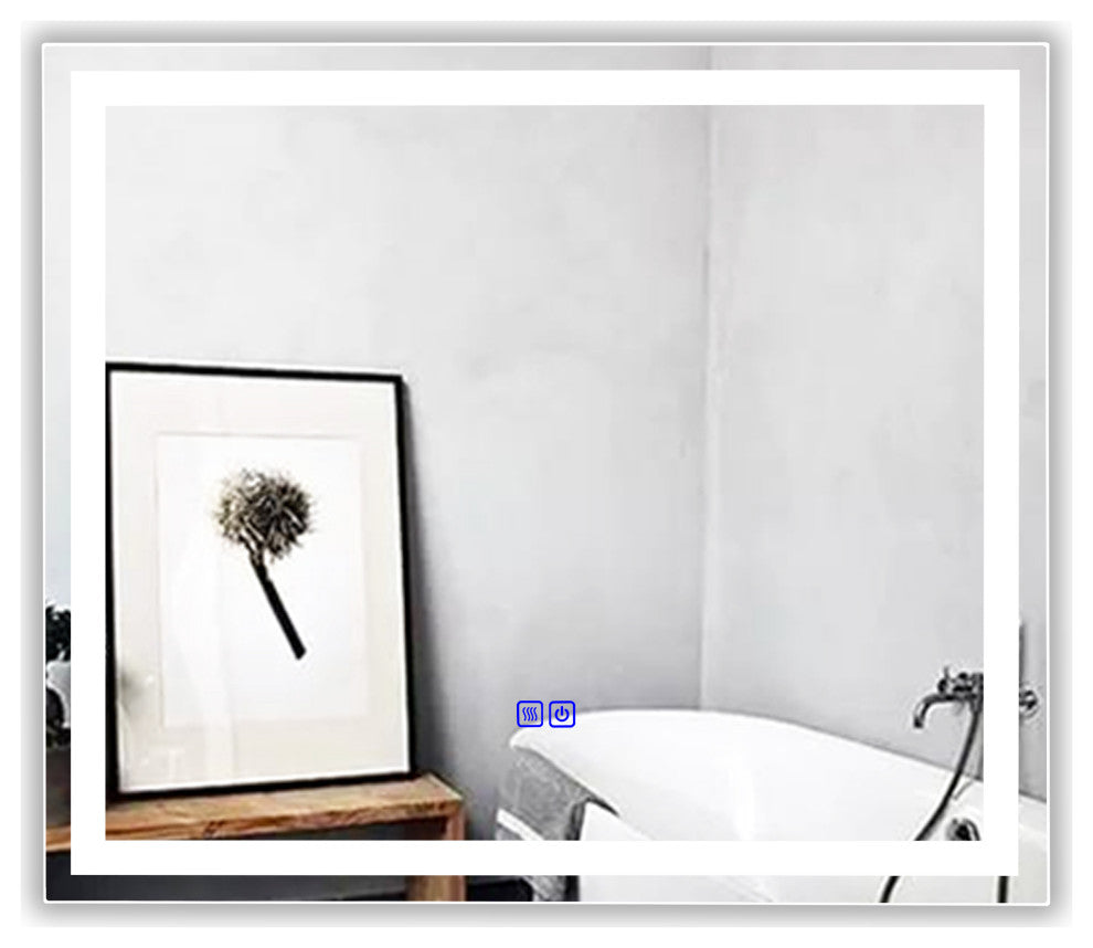 SPECULO Back Lit LED Mirror 6000K Daylight White, 28"