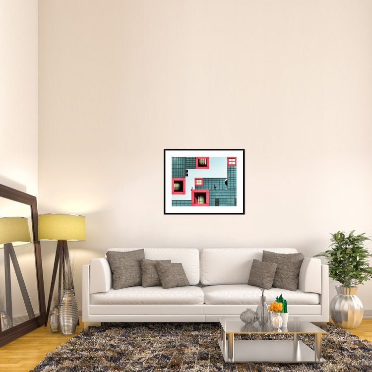 "Daydream" Framed Digital Print by Koji Tajima, 38x30"