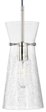 Capital Lighting 342411 15" Tall Mini Pendant - Polished Nickel