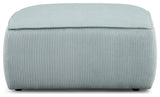Travie Ottoman, Light Green