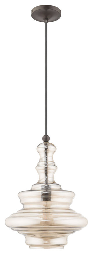 Livex Lighting English Bronze 1-Light Mini Pendant