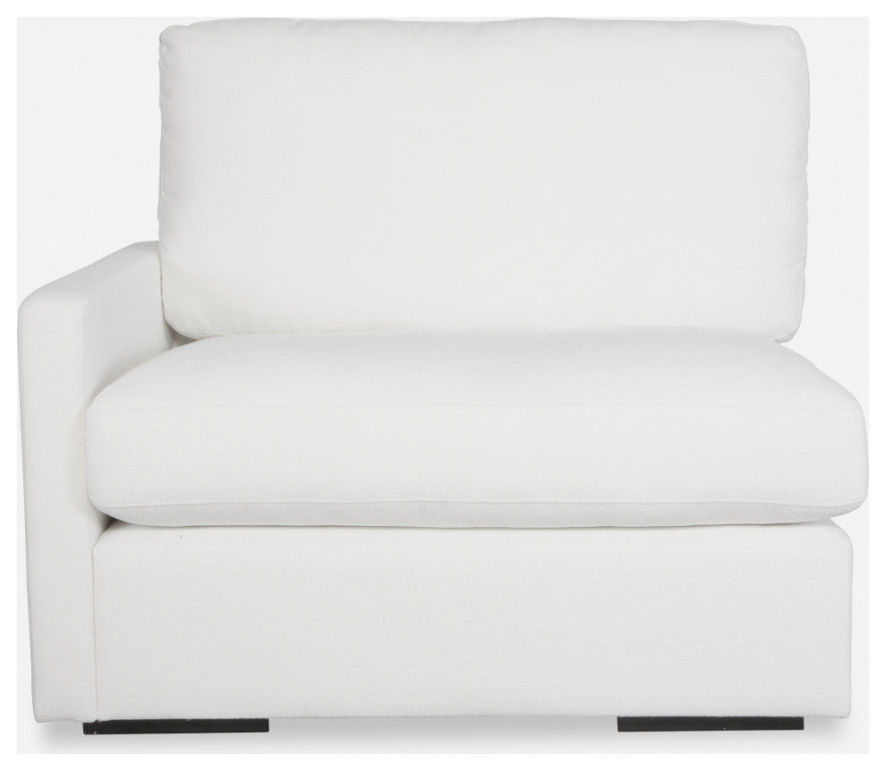 Uttermost Refuge Arctic White Left Arm Facing Sofa