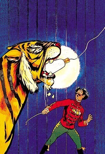 Tigerlight - Gallery Wrapped Canvas Art 28" x 42"