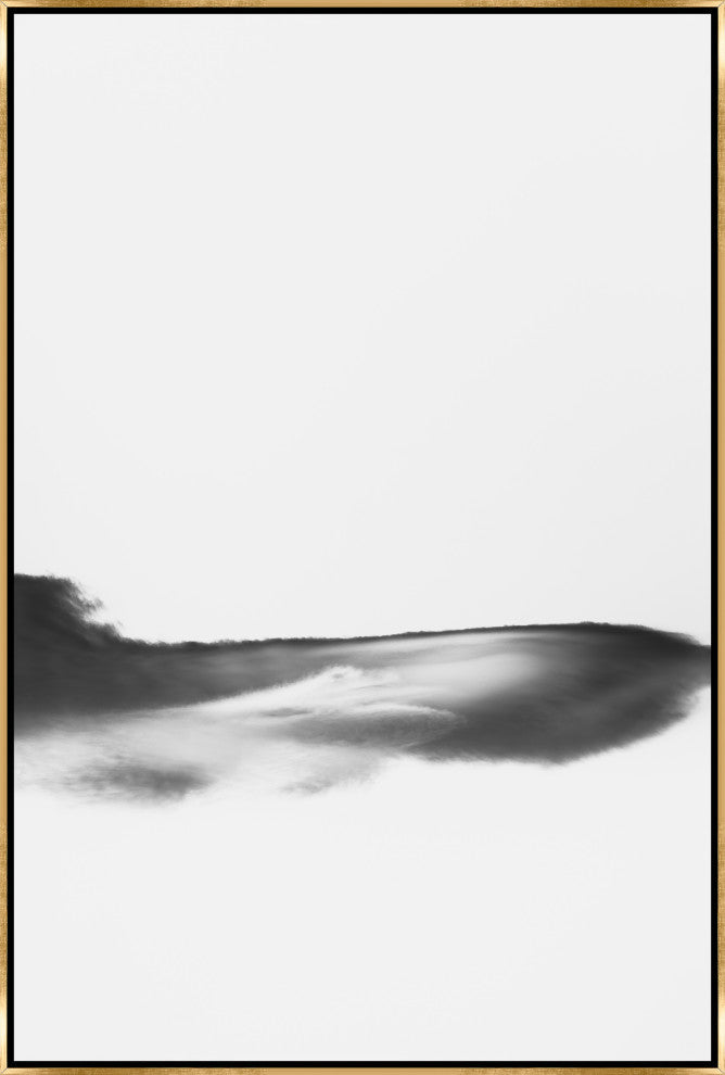 24x36 Lenticular Clouds XX, Framed Artwork, Gold