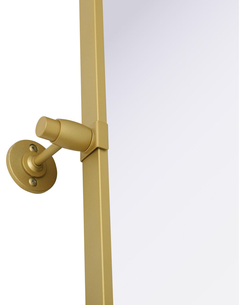 Home Living 40x30 Pivot Mirror, Brass
