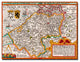 'Map of Flanders' Canvas Art by Johannes Bussemacher, 14" X 19"