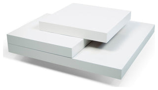 Slate Coffee Table, Pure White