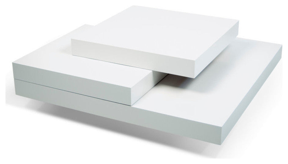 Slate Coffee Table, Pure White