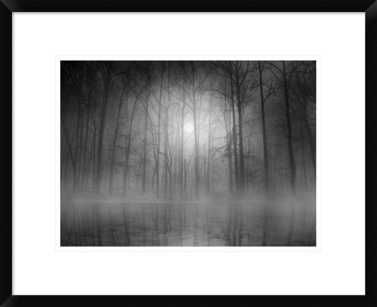 "Morning Mist" Framed Digital Print by Bethanne Lutz, 24"x19"