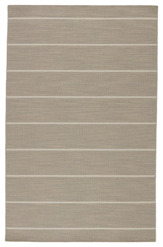 Jaipur Living Cape Cod Handmade Striped Gray/ White Area Rug 7'10"X9'10"