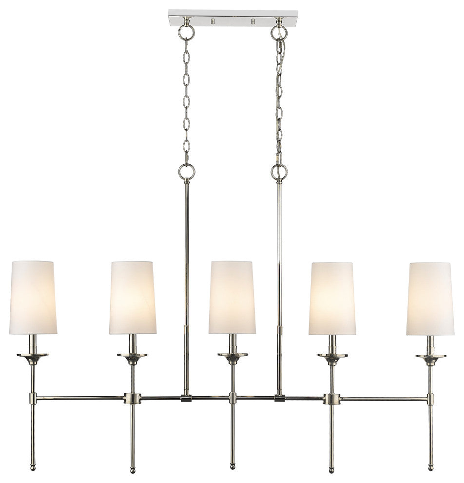 Zlite 3033-5L-PN 5-Light Island, Off White