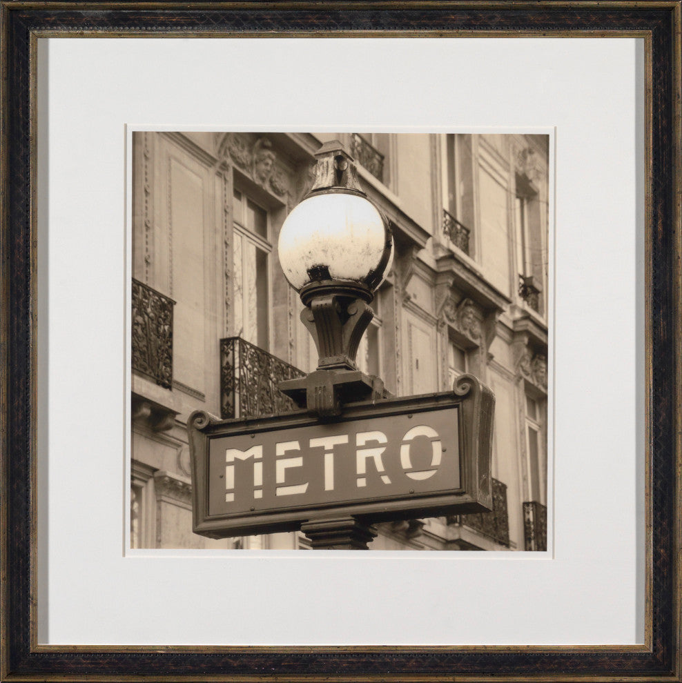 Metro Sign, Giclee Reproduction Artwork