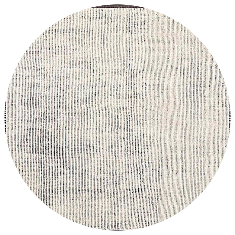 Ahgly Company Indoor Round Mid-Century Modern Area Rugs, 4' Round